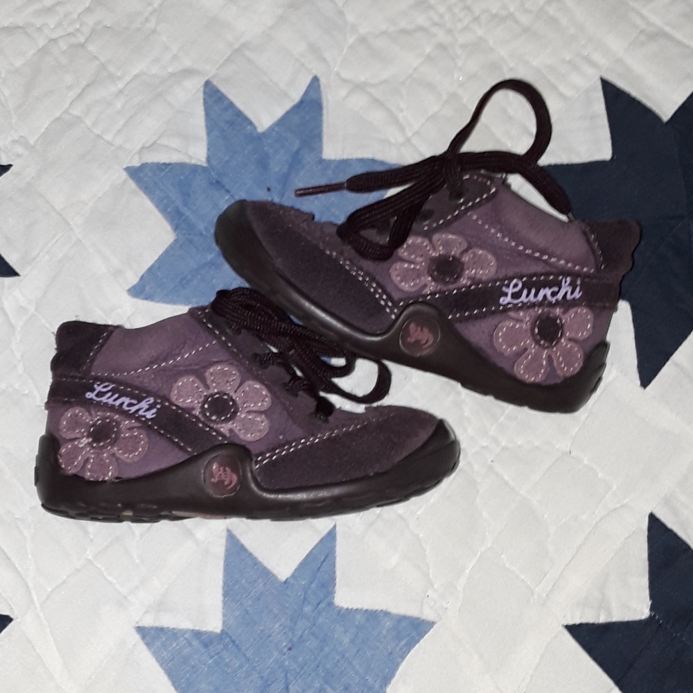 Purple Lurchi Toddler Shoes